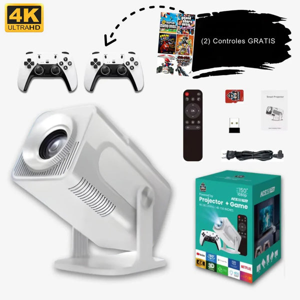 Proyector Retroplay™ Disfruta miles de clásicos en pantalla grande